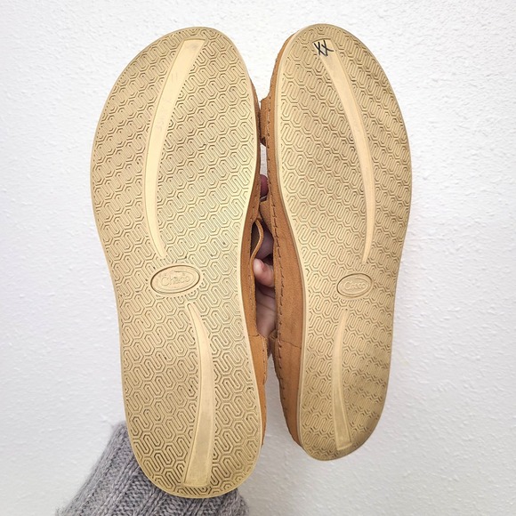 Chaco Wayfarer US 11 Tan Brown Soft Leather Strappy Sandals Boho Casual Beachy - Picture 8 of 10